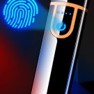 USB charging electronic lighter windproof slim   Electric heating wire colorful cigarette lighter