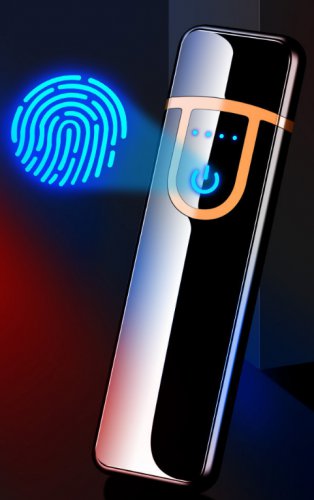 USB charging electronic lighter windproof slim   Electric heating wire colorful cigarette lighter