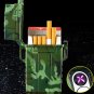 1pcs Electronic USB Lighter With Cigarette Case Box Plasma charged Lighter arc Waterproof Holder