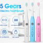 Electric Toothbrush Ultrasonic Vibration Waterproof Rechargeable Oral Hygiene ToothBrush