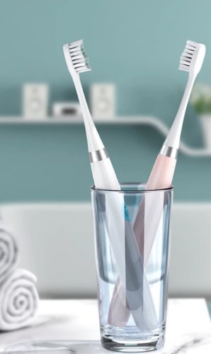 Electric Toothbrush With 3 Brush Heads Battery Operated Oral Hygiene Non Rechargeable toothbrush