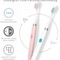 Electric Toothbrush With 3 Brush Heads Battery Operated Oral Hygiene Non Rechargeable toothbrush