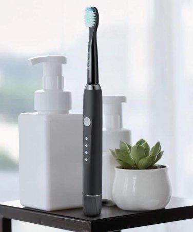 Smart Electric Toothbrush + 2 Toothbrush Head / USB Rechargeable / IPX7 Waterproof / 3 Brush