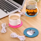 USB Warmer Gadget Cartoon Silicone thin Cup-Pad Coffee Tea Drink