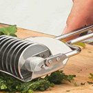 Gadget Stainless Steel Onion Chopper Slicer Garlic Coriander Cutter Cooking Tool