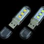 Mini portable Power saving 5730 LED USB light Table lamp Reading Night light USB
