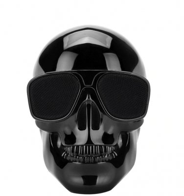 Plating Skull Portable Bluetooth Speaker Wireless Column Stereo HD Sound And Bass Speakers