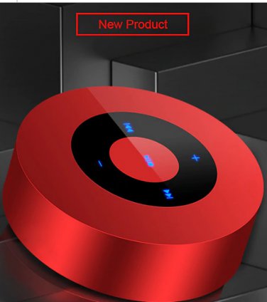 LED Touch Design Portable Mini Wireless Bluetooth Speakers Hands Free
