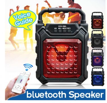 30W Portable Wireless Speaker Subwoofer Hands-free USB TF Card AUX U Disk for Square Dance