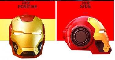 Iron Man Wireless Bluetooth Portable  Wireless Mini Robot speaker Support TF