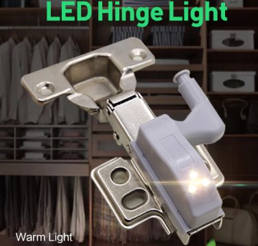 LED Under Cabinet Light Universal Wardrobe Light Sensor Led Armario Inner Hinge Lamp