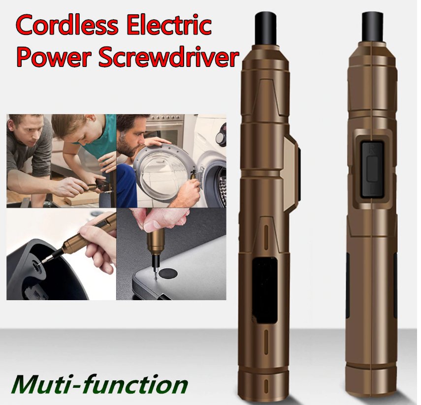 NEW DC 3.6V 13NM Super Power Mini Electric Screwdriver 1300AMH Lthium Battery Power