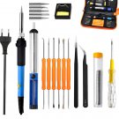 60W 220V Electric Soldering Iron Set Temperature Adjustable Welding Repair Tool