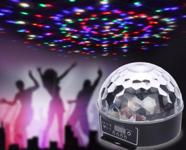 Dj Laser Disco Ball Stage Light Led Rgb Crystal Magic Ball Effect Light
