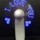 Mini Handheld Fan Gadgets Flashing I Love You LED Cooler Desktop