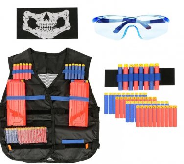 Tactical Equipment Elite Kit for Nerf Gun Accessories Tactical Suit with Bullet