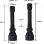 Red/Green Lights Torch Hunting Lighting 500 Yards Zoomable Flashlight