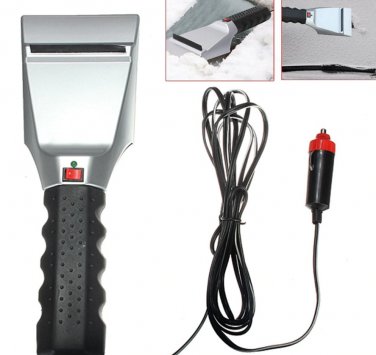 12V Electric Heated Car Ice Scraper Ice Snow Defrost Windshield Scraper