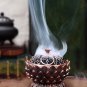 Lotus Shape Zinc-copper Alloy Incense Burner Brass Mini Sandalwood Censer