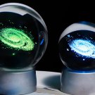 60mm 3D Laser Engraved Galaxy Glass Ball Crystal Miniatures
