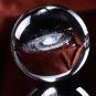 60mm 3D Laser Engraved Galaxy Glass Ball Crystal Miniatures