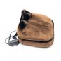 2 IN 1 Electric Heated Foot Warmer Massage Shoes Cosy Unisex Velvet