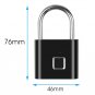 Portable Smart Fingerprint Lock Electric Biometric Door Lock USB Rechargeable