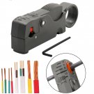 Coaxial Household Multi Tool Cable Stripper Cutter Adjustable Double Blades