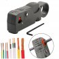 Coaxial Household Multi Tool Cable Stripper Cutter Adjustable Double Blades