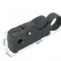 Coaxial Household Multi Tool Cable Stripper Cutter Adjustable Double Blades