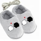 1 Pair USB Powered Cushion Shoes Electric Heat Slipper USB Gadget