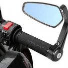Motorcycle Mirror Aluminum 7/8" 22mm Bar End Side Rearview Mirror Universal