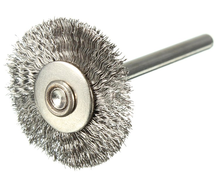 10pcsset 22mm Stainless Steel Wire Wheel Brush Dremel Rotary Tool For Mini Drill 8203