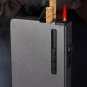 New Portable metal cigarette case 12pcs Cigarettes Holder Box creative fuel Lighter
