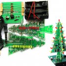 Three-Dimensional 3D Christmas Tree LED DIY Kit Red/Green/Yellow LED