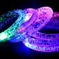 Light up Bracelet Acrylic Flash LED Light Emitting Electronic Bracelet