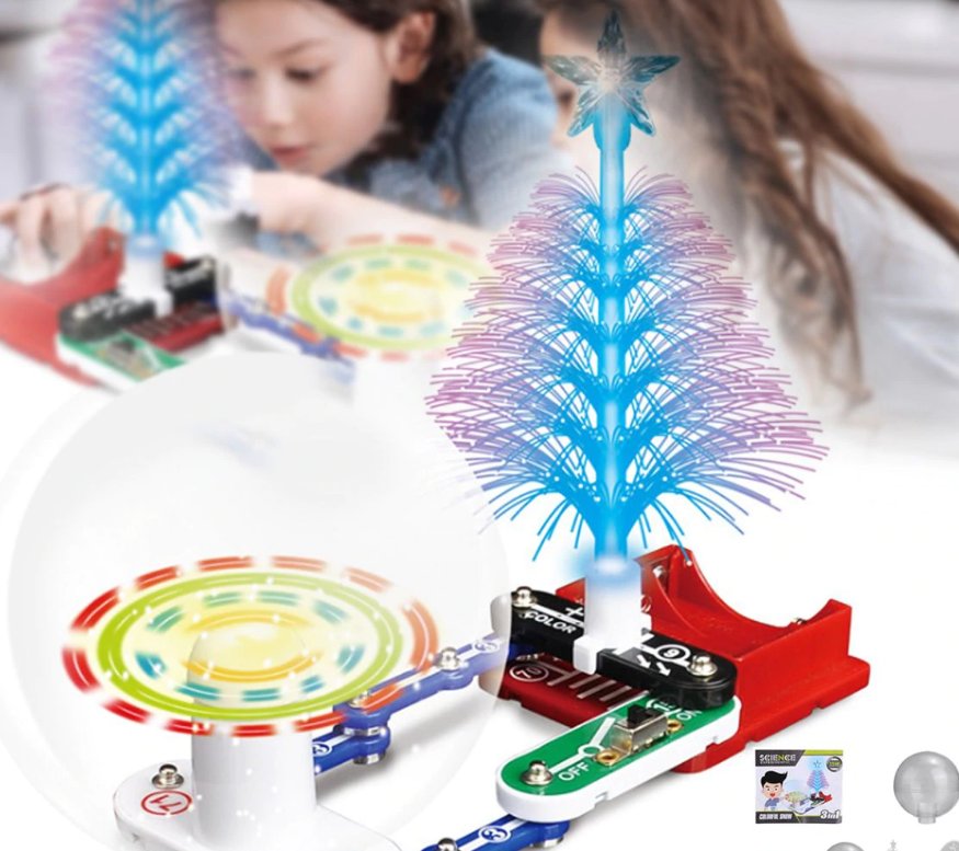 Christmas tree Model DIY Switch Circuits Electronic Discovery Blocks Kit