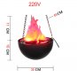 Party Supplies False Flame LED Light Decoration 220V Simulation Fire