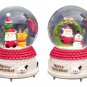 Christmas Crystal Ball Music Box with Light Snowflakes Xmas New Year Birthday