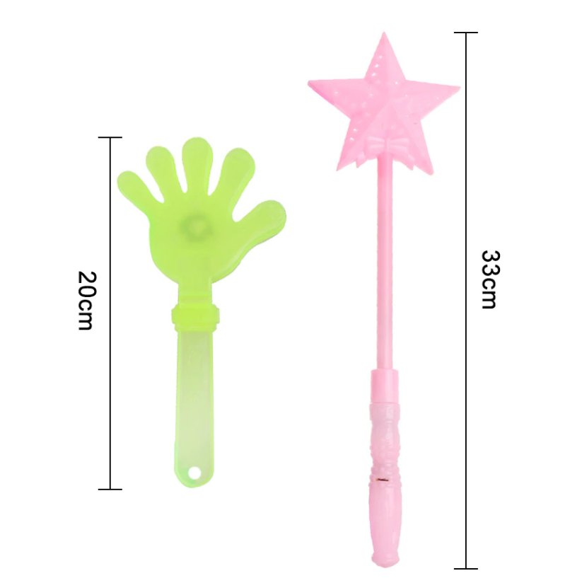 1PC Christmas New Year Kids Cartoon LED Flashing Light-Up Luminous Stick