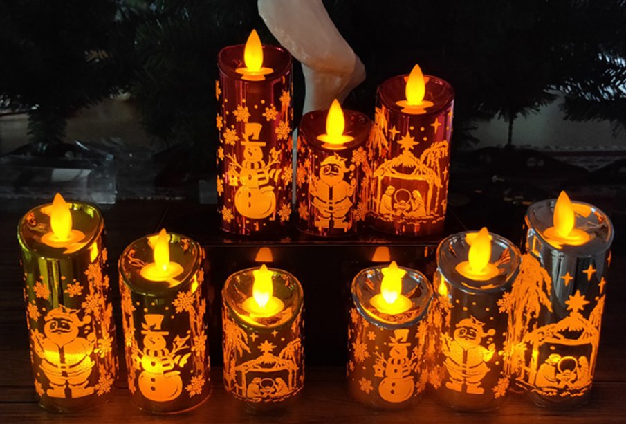 Christmas Candle Light Battery Operated Party Atmosphere Decor LED