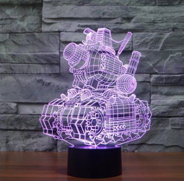 Christmas Creative 3d Desk Lamp Electronic Gift Led Lamp