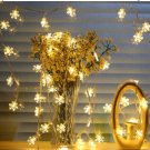 Stars Snowflake Christmas Lights Strings Electronic Lights Hanging Strings
