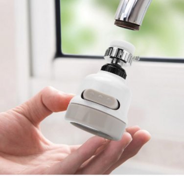 360 Degree Rotatable Spray Head Tap Durable Faucet Filter Nozzle 3 Modes