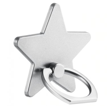 Golden Silver Color Star Style Adjustable Finger Rings Phone Stand Holder