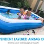 Large swimming pool thickening inflatable Big swimming pool size 262/172/60