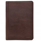 Hidesign Charles Portfolio/Padfolio with Handmade Paper Notebook Brown