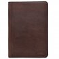 Hidesign Charles Portfolio/Padfolio with Handmade Paper Notebook Brown
