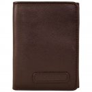 Hidesign Charles Classic Trifold Wallet with ID Compartment Brown