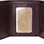 Hidesign Charles Classic Trifold Wallet with ID Compartment Brown